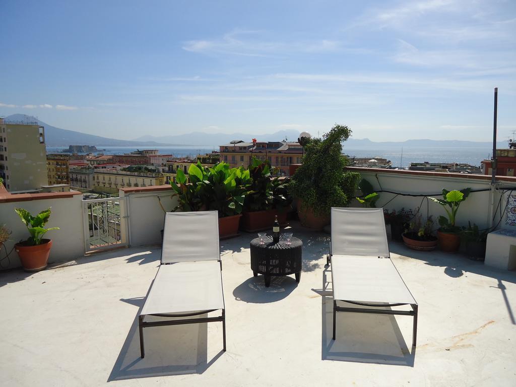 Relais Del Mar- Luxury Penthouse With Terrace Apartment Napoli Cameră foto